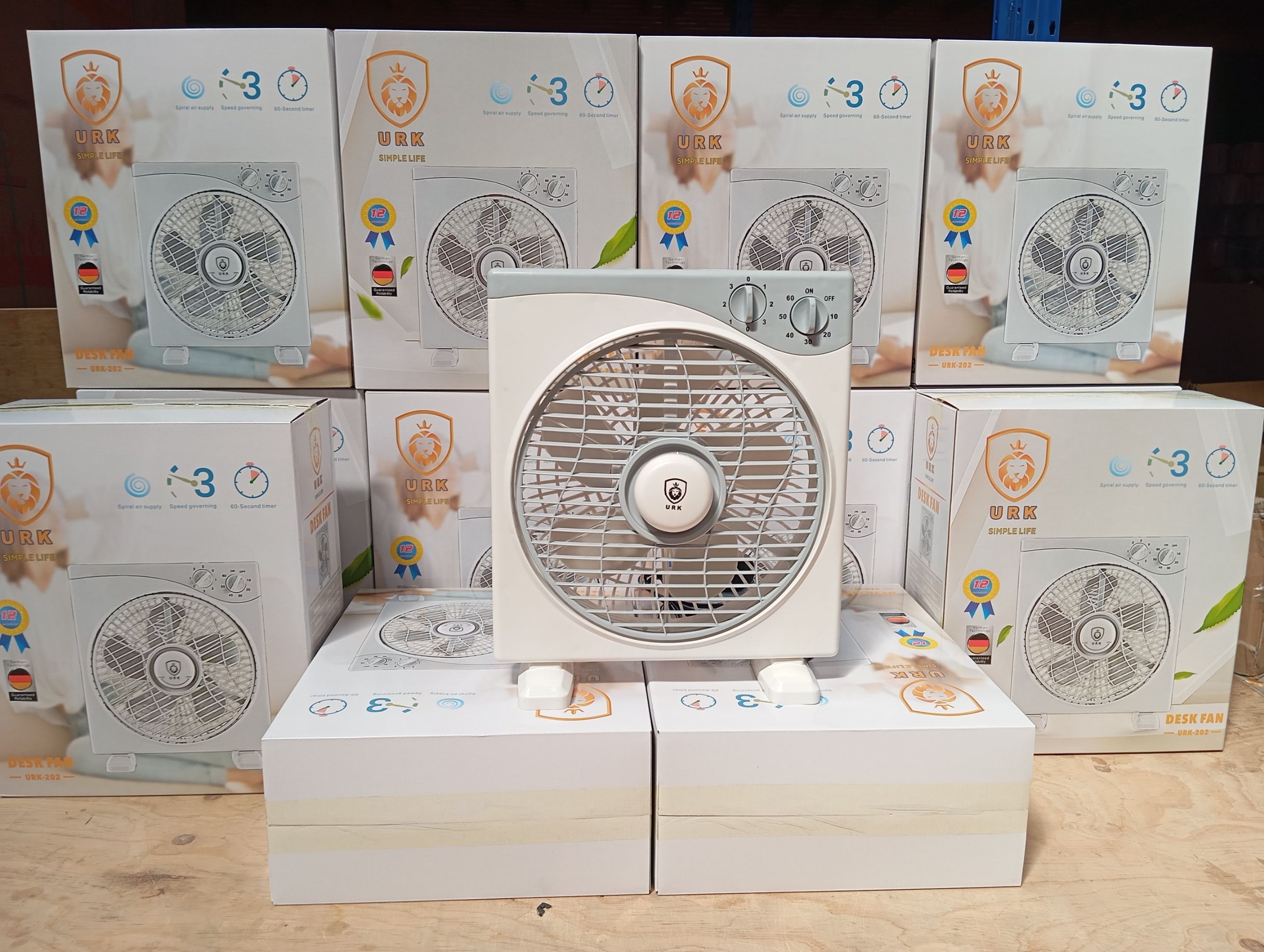 NEW URK-202 DESK & Table fan  With 3 Speeds