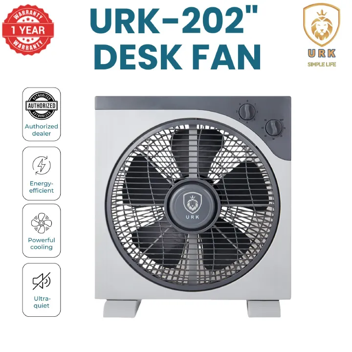 NEW URK-202 DESK & Table fan  With 3 Speeds