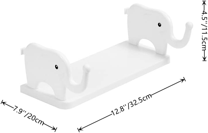 Floating Wall Shelves Small Bluetooth Speakers Wall Stents Display Shelf No Drill Wall-Mounted Storage Rack,for Bedroom Bathroom Living  Kitchen Wall Decor and Storage for cosmetics towels toiletries