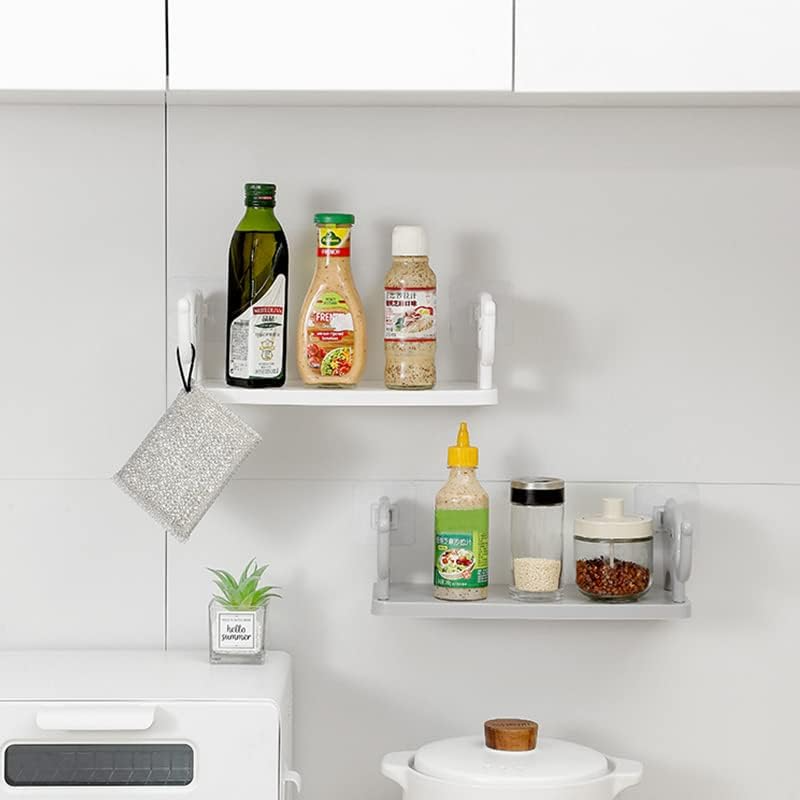 Floating Wall Shelves Small Bluetooth Speakers Wall Stents Display Shelf No Drill Wall-Mounted Storage Rack,for Bedroom Bathroom Living  Kitchen Wall Decor and Storage for cosmetics towels toiletries