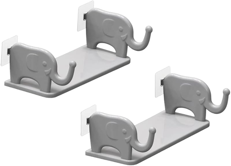 Floating Wall Shelves Small Bluetooth Speakers Wall Stents Display Shelf No Drill Wall-Mounted Storage Rack,for Bedroom Bathroom Living  Kitchen Wall Decor and Storage for cosmetics towels toiletries