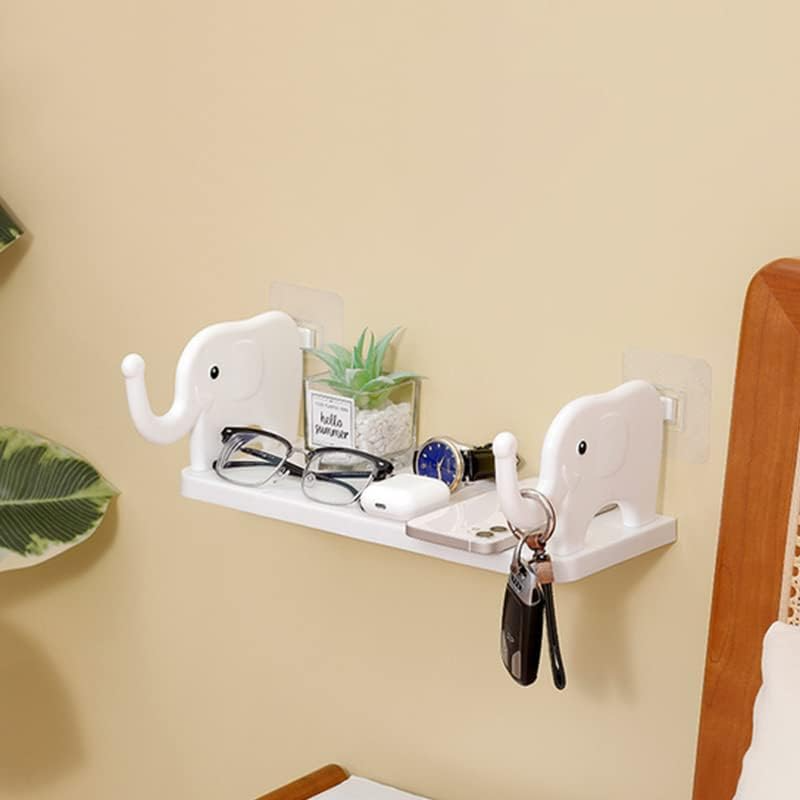 Floating Wall Shelves Small Bluetooth Speakers Wall Stents Display Shelf No Drill Wall-Mounted Storage Rack,for Bedroom Bathroom Living  Kitchen Wall Decor and Storage for cosmetics towels toiletries