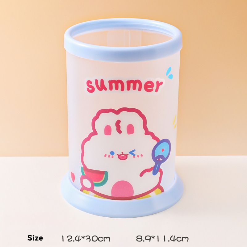 Creative Cute Pen Pencil Holder,Multifunctional Stationery Pen Holder Makeup Brush Holder Kitchen Storage Cup,Cartoon folding DIY pen holder Storage desk Organizer,Kids Office Decor toothbrush Holder