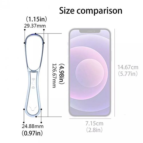 Tongue Scraper for Adults,Reduce Bad Breath,Metal Tongue Scraper,Tongue Cleaner,Tongue Scraper,Stainless Steel Tongue Scraper Tongue Cleaner,Tongue Scrubber Oral Hygiene 3in1 with rose gold metal case