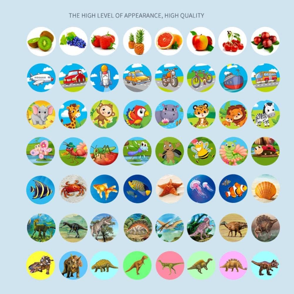 Toddler Projection Flashlight, Projector, Slide Lamp Night Light Toy with 48Images for Kids Boys Girls,Toddler Early Learning Object Recognition Toy – Fun Educational Plaything for Preschoolers