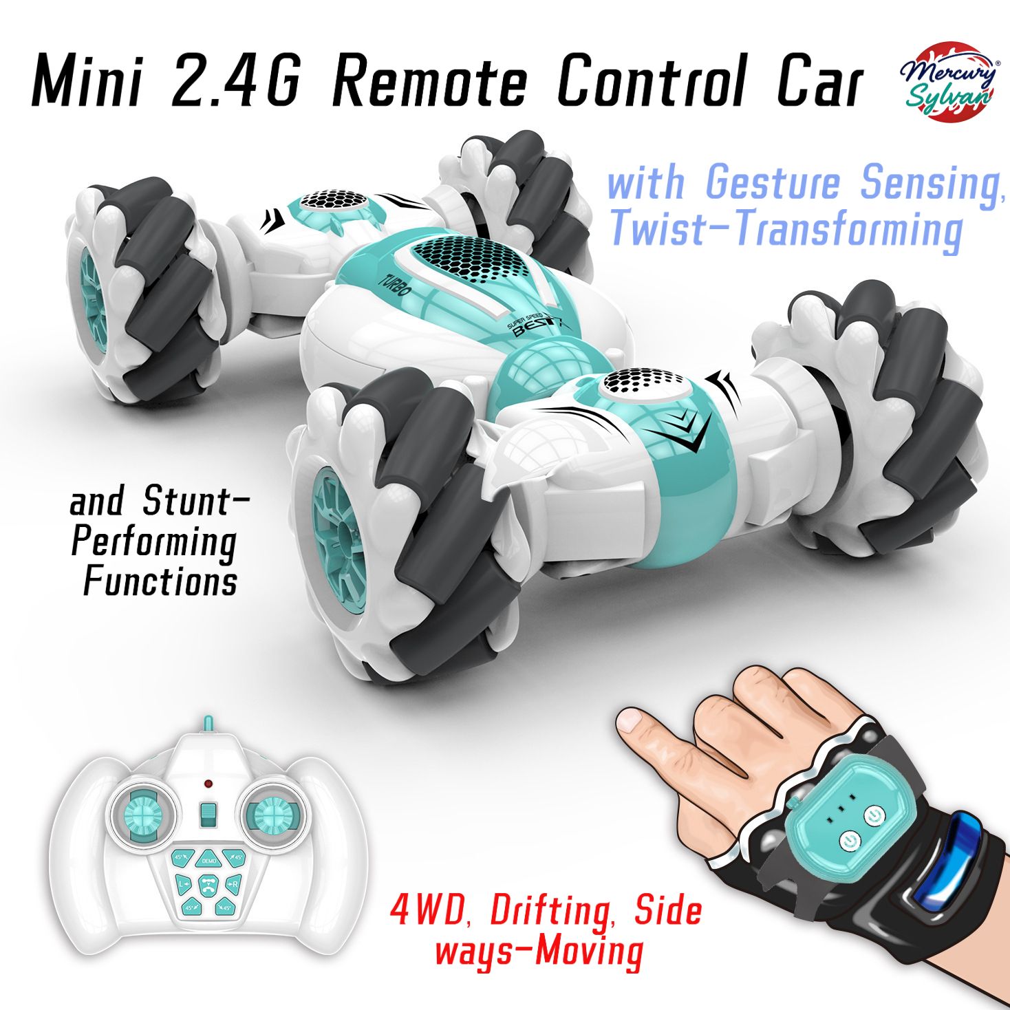 Best price for Gesture Sensing RC Stunt Car,2.4G Remote Control Hand ...