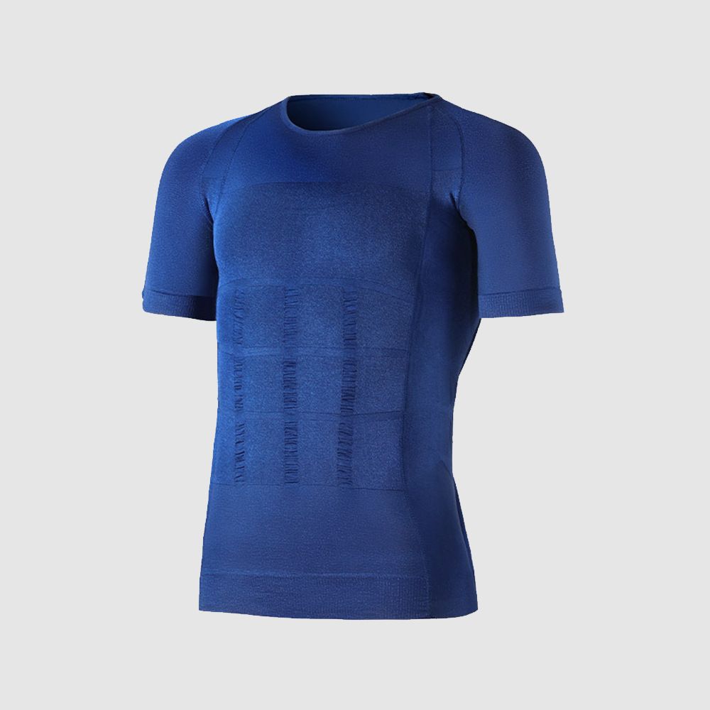 3XXXL Men's Shape wear Vest T Shirt Chest Binder Body Sculpting Men Compression Shapewear Chest Binder-Tummy Waist Control Body Sculpting Vest Top Sleeveless Short sleeve Waist Trainer Hot Body Shaper