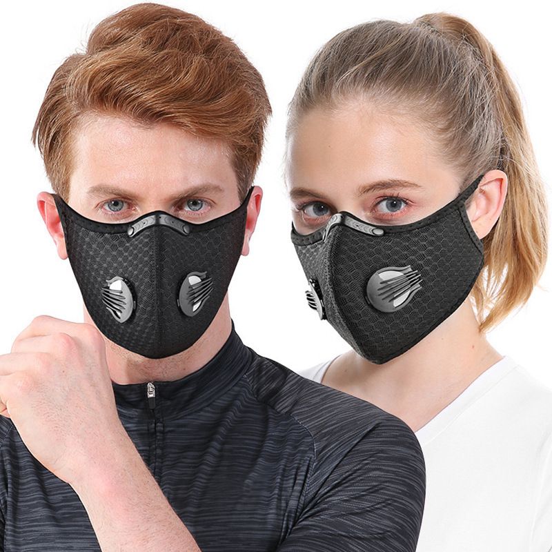Dustproof Breathable Ski mask,Reusable Respirator Face Mask 6-layer Activated Carbon Filters Safety Work Masks for Woodworking,Construction,Yard Lawn Paint,Dust Conditions Cycling Motorcycle Sports