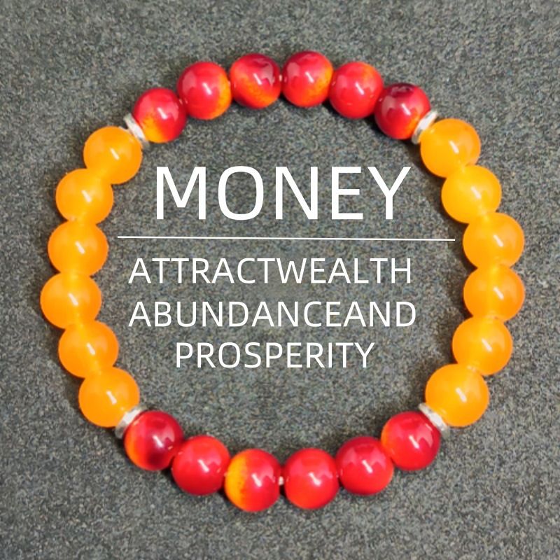Lucky Energy Stone Bracelets Holiday Gifts, Tokens of Friendship&Love,Lucky Energy Crystal & Stone Bracelets,Lucky Energy Crystal Bracelets –Comfortable Wear,Symbolizes money/ wealth/ love