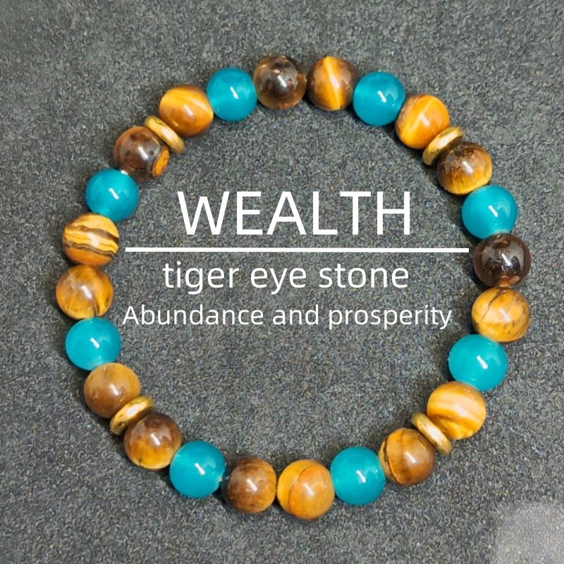 Lucky Energy Stone Bracelets Holiday Gifts, Tokens of Friendship&Love,Lucky Energy Crystal & Stone Bracelets,Lucky Energy Crystal Bracelets –Comfortable Wear,Symbolizes money/ wealth/ love