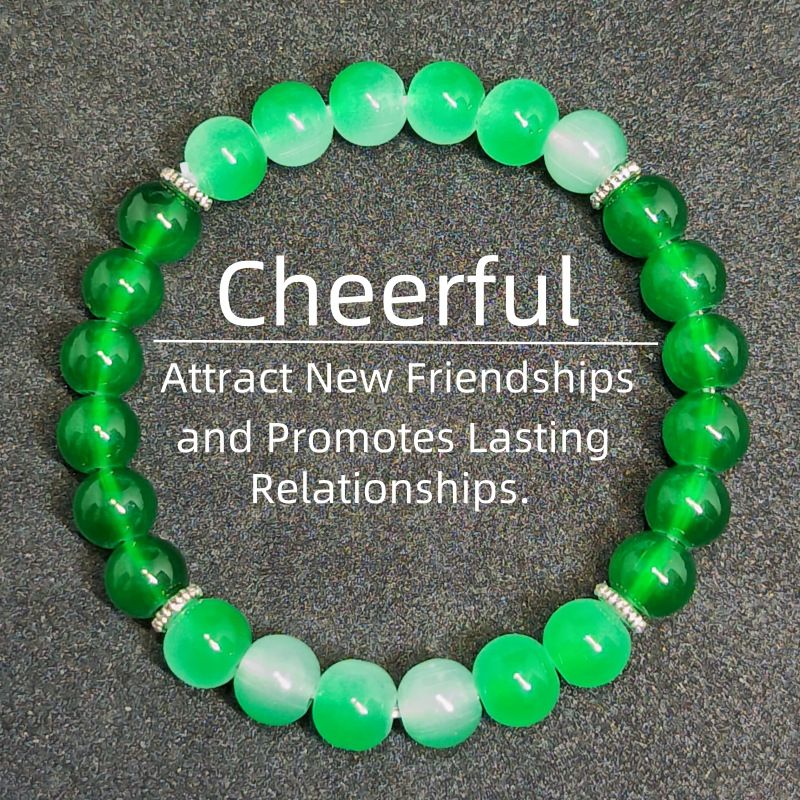 Lucky Energy Stone Bracelets Holiday Gifts, Tokens of Friendship&Love,Lucky Energy Crystal & Stone Bracelets,Lucky Energy Crystal Bracelets –Comfortable Wear,Symbolizes money/ wealth/ love
