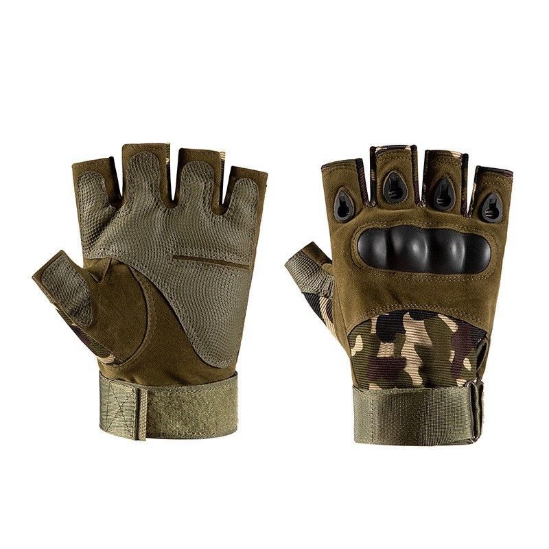Fingerless Tactical Gloves for Men and Women Motorcycle Gloves for Tactical Shooting, Hunting,Cycling and Hiking,Summer Work & Cycling Gloves: Half-Finger with Palm & Joint Protection, Wear-Resistant