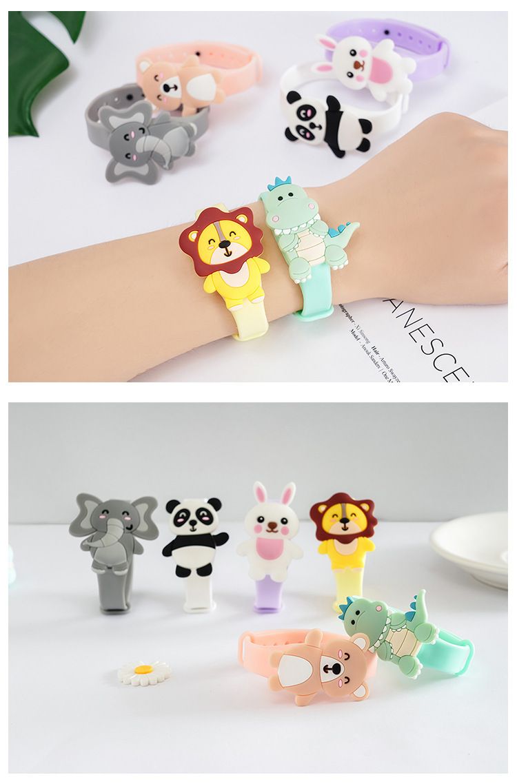 Children's Cartoon Mosquito Repellent Anti Insect Bracelet Plant Essential Oil Anti-mosquito Bangles Baby Kid Wristband