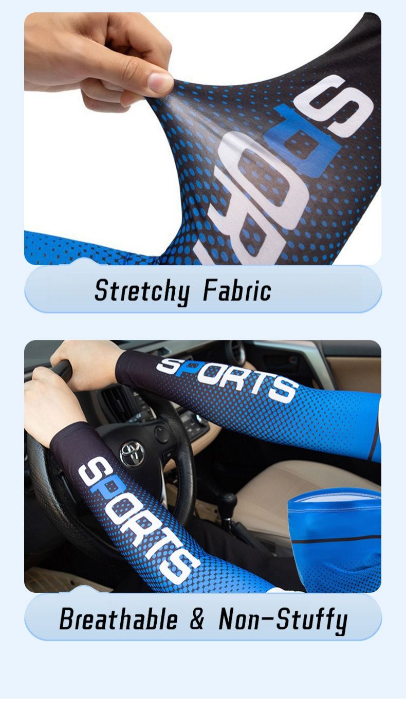 MS UV Sun Protection Compression Arm Sleeves Balaclava Face Mask &Cooling Arm Sleeves for Men & Women,,Breathable Neck Gaiter Unisex Sun Sleeve for Outdoor Sport