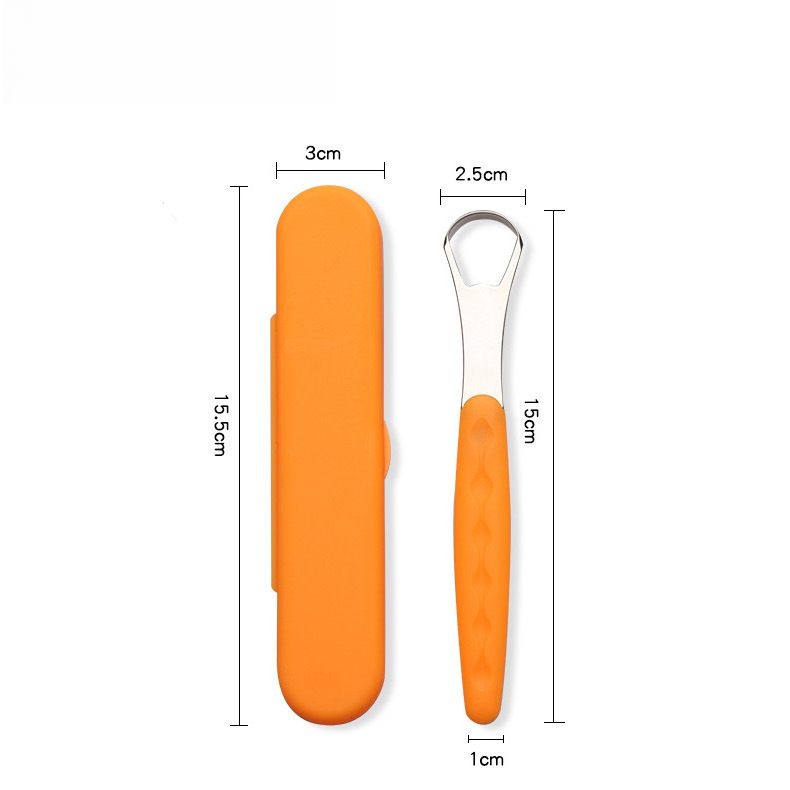 MS New Metal Tongue Scraper Cleaner,Suitable for Adults Kids,Medical Grade Metal Tongue Brush Set,Quickly Freshen Breath Eliminates Bad Breath,Stainless Steel Tongue Brush with Travel Cases,black blue