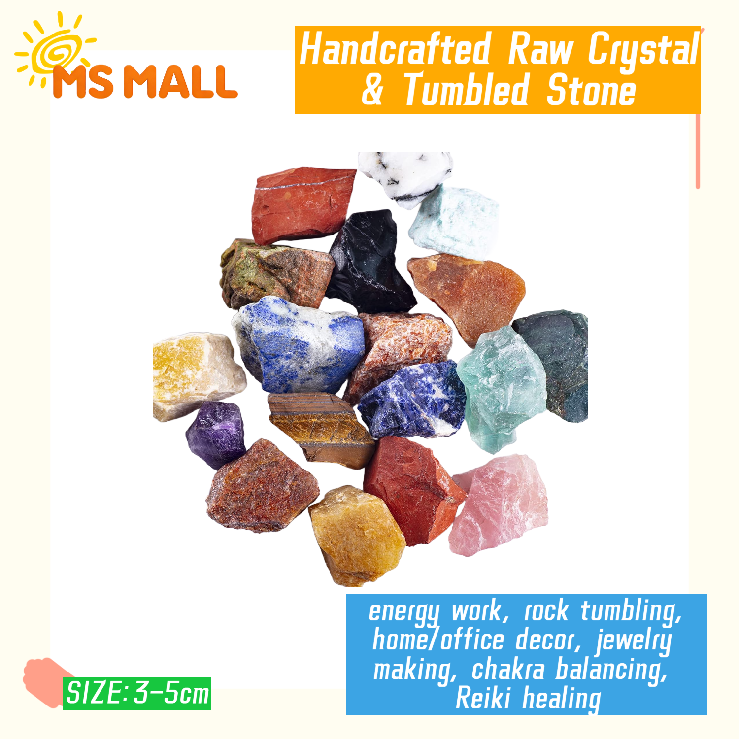 Best price for Bulk Rough Madagascar Stones Mix Natural Raw Crystal