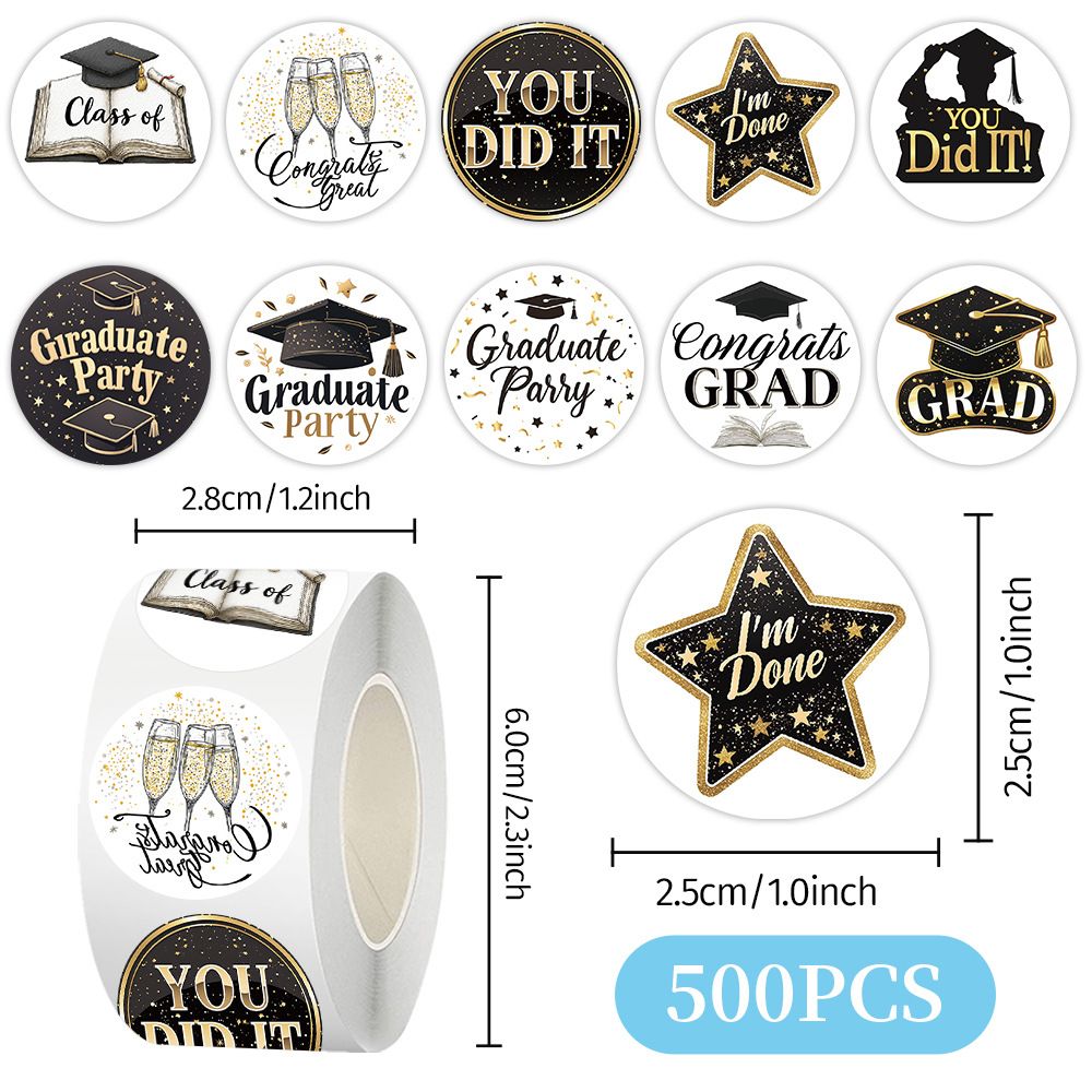 500pcs Animal Stickers for Kids English Design for Kids Reward,Self-Adhesive Sealing Stickers,Washi Tape for Journal Supplies & DIY Craft  for Toddlers 2-4 School Supplies (1.0 Inch)