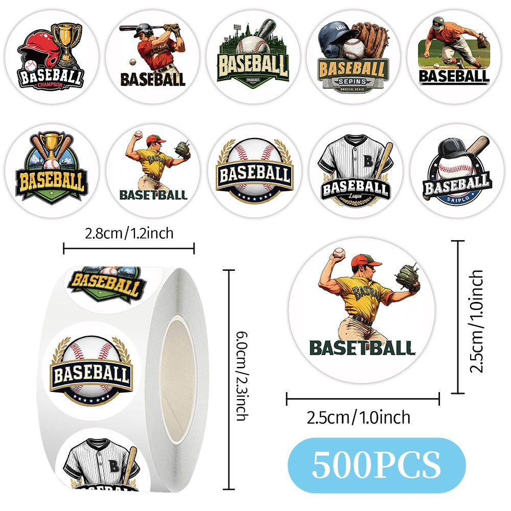 500pcs Sticker Roll Panda /Flower/ Dinosaur fossil/ Football /Hero Emblem/English/Thank you/ HAPPY BIRTHDAY for Kids Reward Self-Adhesive Sealing Stickers Washi Tape for Journal Supplies DIY Craft