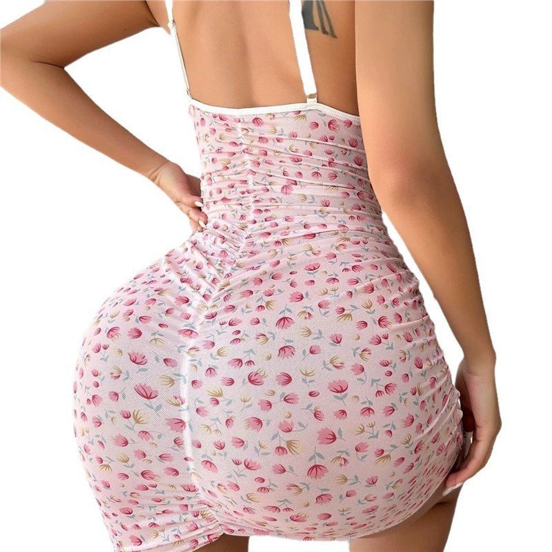 Women Dress Lingerie Lace Chemise V Neck sleepdress Sexy Nightgown Sleepwear,Summer Style Slip Dress,Cool&Sexy,Nightdress,Breathable&Comfortable sleep dress,Ideal Gift or Daily Wear S/M/L/XL/XXL/XXXL