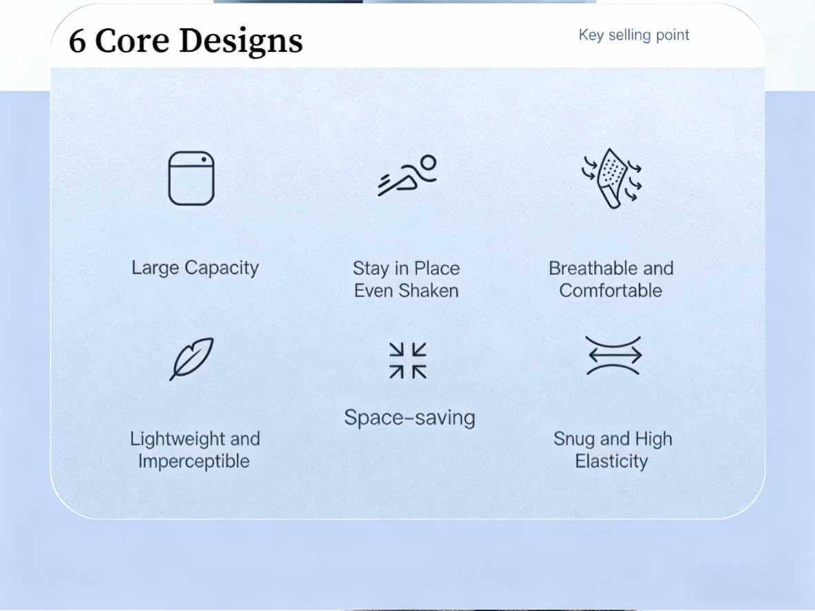 Running Belt for Men&Women-Secure Jogging Pouch for Phone, Keys&Essentials - For All Cell Phone Running Waist Pack,Slim Outdoor Invisible Phone Bag,Breathable Knit Water Resistant Sports Fanny Pack