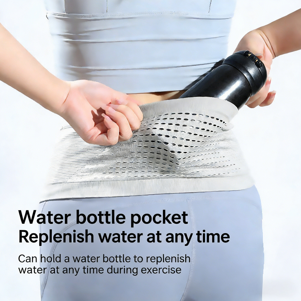 Running Belt for Men&Women-Secure Jogging Pouch for Phone, Keys&Essentials - For All Cell Phone Running Waist Pack,Slim Outdoor Invisible Phone Bag,Breathable Knit Water Resistant Sports Fanny Pack