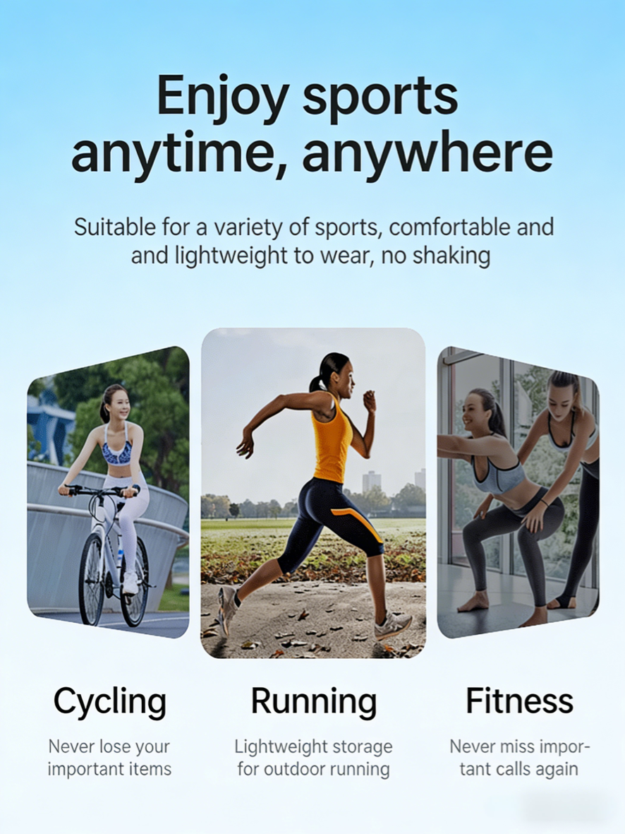 Running Belt for Men&Women-Secure Jogging Pouch for Phone, Keys&Essentials - For All Cell Phone Running Waist Pack,Slim Outdoor Invisible Phone Bag,Breathable Knit Water Resistant Sports Fanny Pack