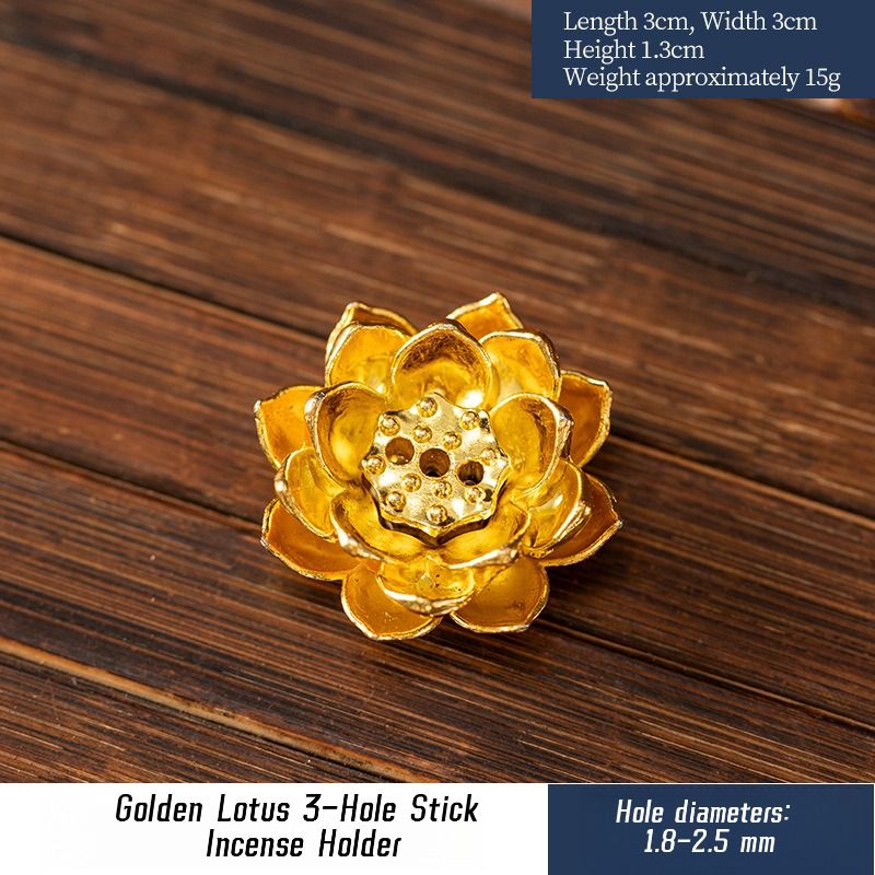 Incense Burner,Gourd Incense Holder for Stick,Incense Burner Accessory Multi-Functional Incense Tray,Lotus Stick Incense Holder Coil Incense Rack, Alloy Incense Stand