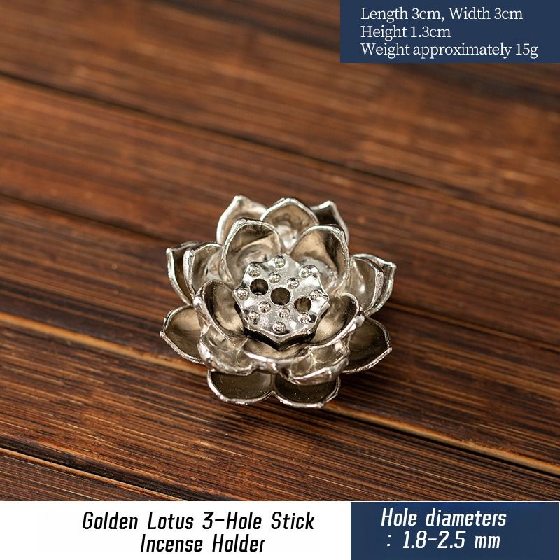 Incense Burner,Gourd Incense Holder for Stick,Incense Burner Accessory Multi-Functional Incense Tray,Lotus Stick Incense Holder Coil Incense Rack, Alloy Incense Stand