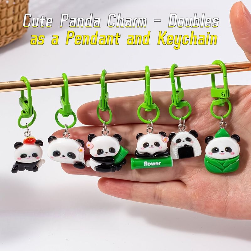 Cute Cartoon Red Panda Keychain, Lovely Bag Charm for Students & Best Friends, Bag Accessory, Small Gift, Car Key Pendant