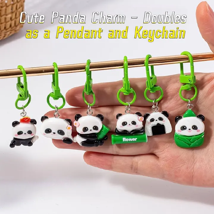 Cute Cartoon Red Panda Keychain, Lovely Bag Charm for Students & Best Friends, Bag Accessory, Small Gift, Car Key Pendant