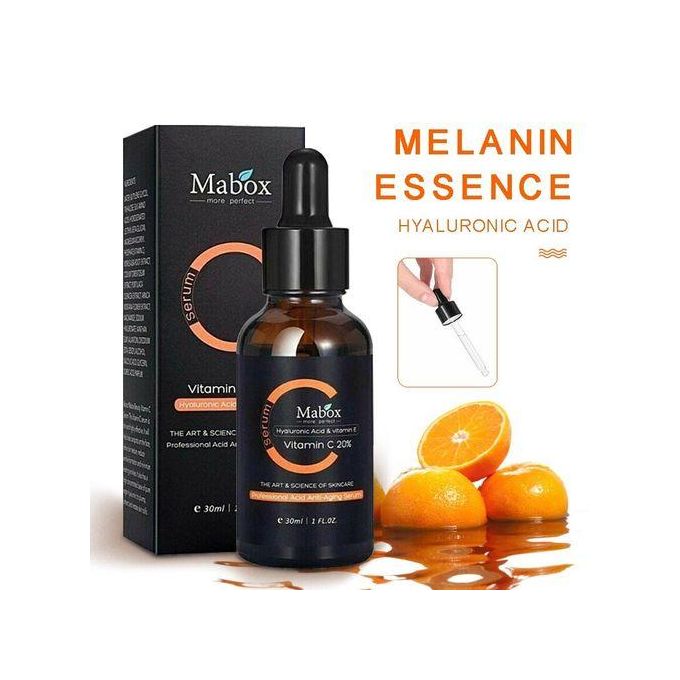 Mabox Anti-acne Vitamin C Serum With Hyaluronic Acid + Vitamin E Face Serum.
