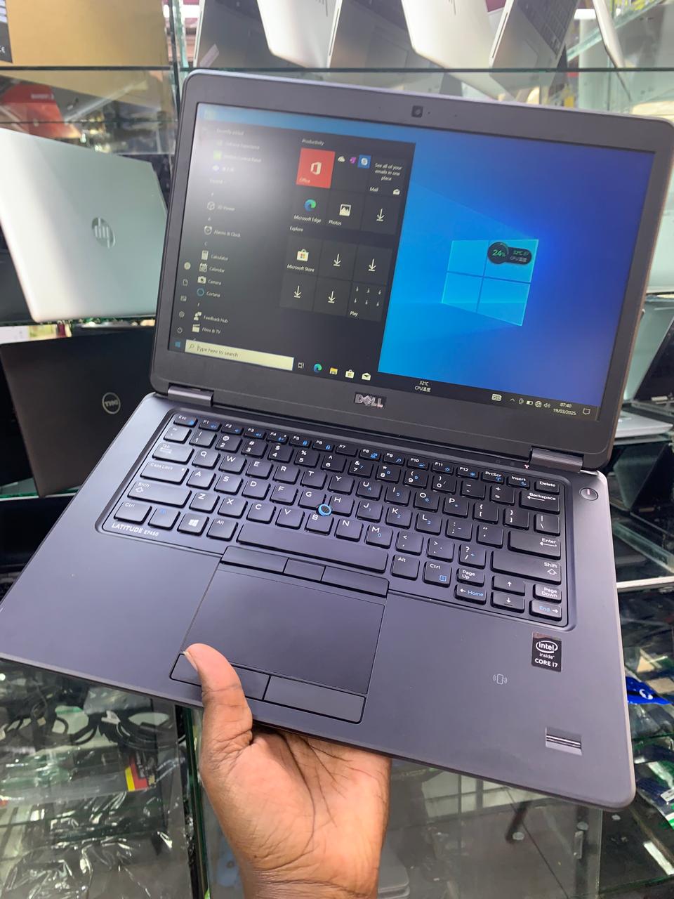 GRADE A DELL LATITUDE E7450 INTEL CORE I7 5TH GEN 8GBRAM 256SSD 14" DISPLAY SPEED OF 2.3GHz To 2.8GHz WITH 6 MONTH WARANT