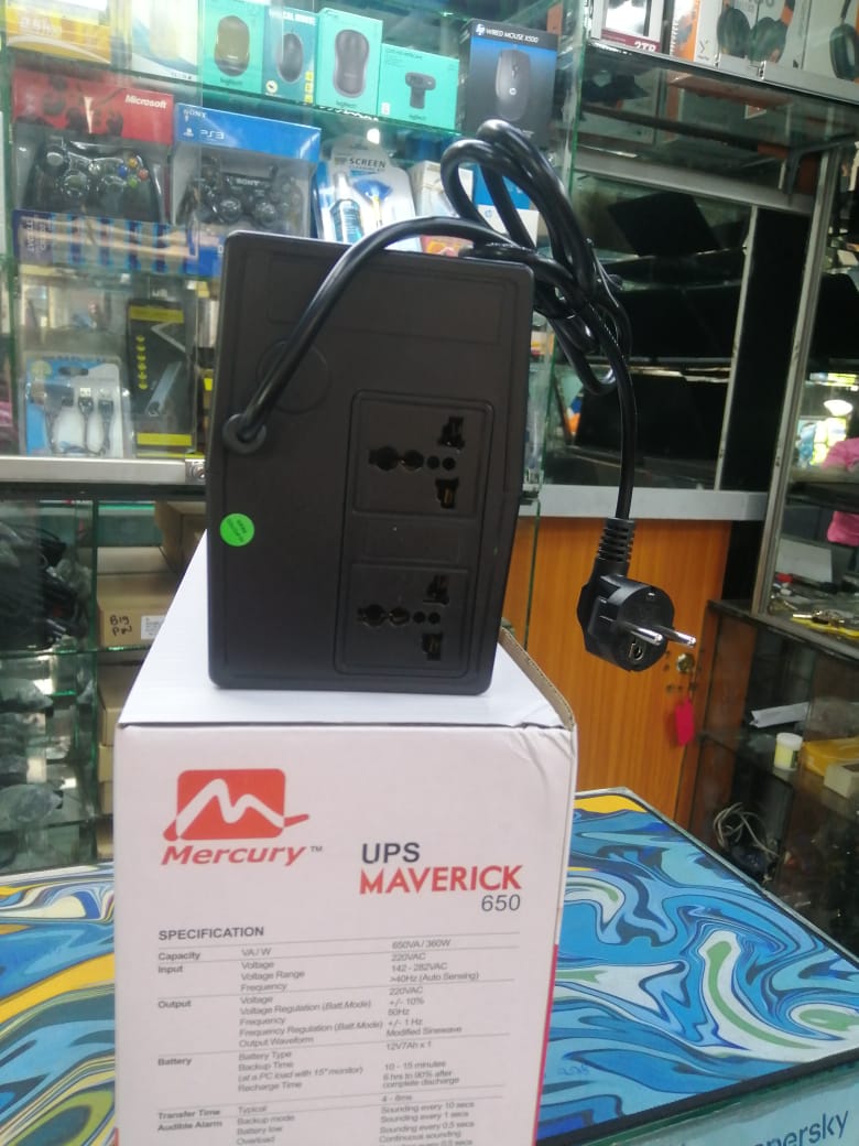 MERCURY MAVERICK 650 UPS LINE INTERACTIVE SUPERIOR DURABLE QUALITY AND EXTENDED POWER BACK PERFOMANCE