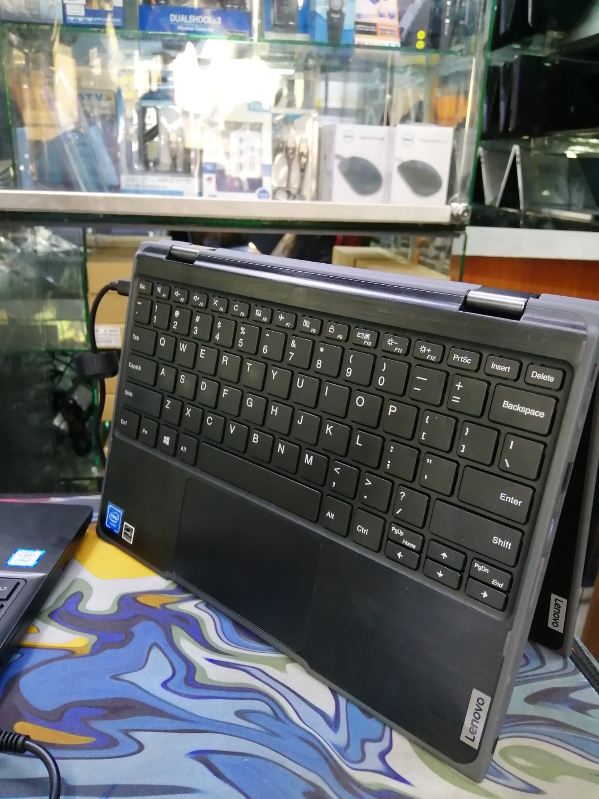 GRADE A LAPTOP LENOVO 300E 2ND GEN X360 INTEL CELERON N4100 TOUCH SCREEN 4GB RAM 128SSD WINDOWS 11 6 MONTH OF WARANT