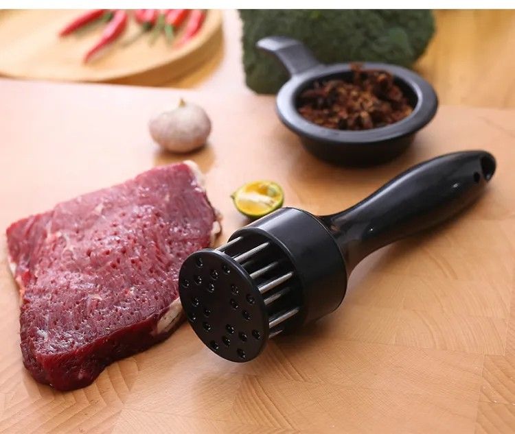 Meat Tenderizer Tool, 21 Stainless Steel Meat Tenderizer Needle, Meat Poker Tool for Tenderizing and BBQ, Nyama choma,goat meat or Steak meat. Meat Tenderizer for Steak, Pork Chop, Meat Hammer