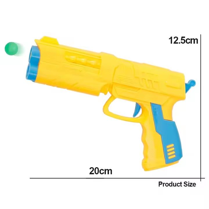 Kids' Toy Gun With Simulation Structure and target, Manual Sliding Lock, Eva Bullets, Creative Launching Outdoor/indoor Toy gun for kids