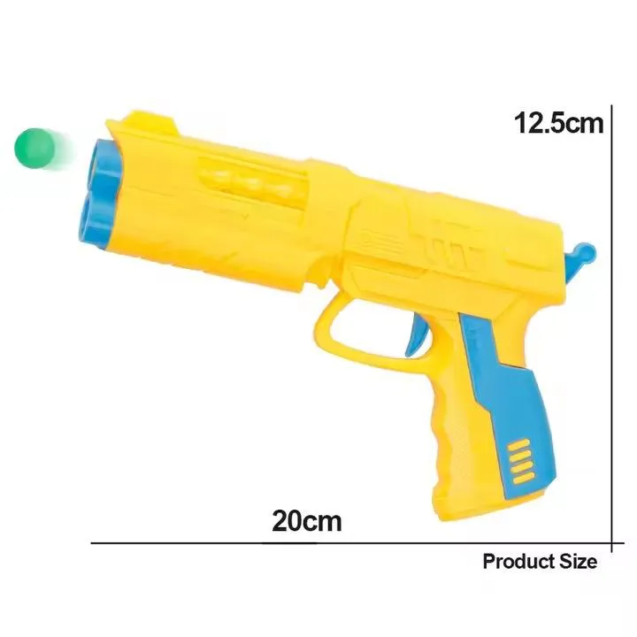 Kids' Toy Gun With Simulation Structure and target, Manual Sliding Lock, Eva Bullets, Creative Launching Outdoor/indoor Toy gun for kids
