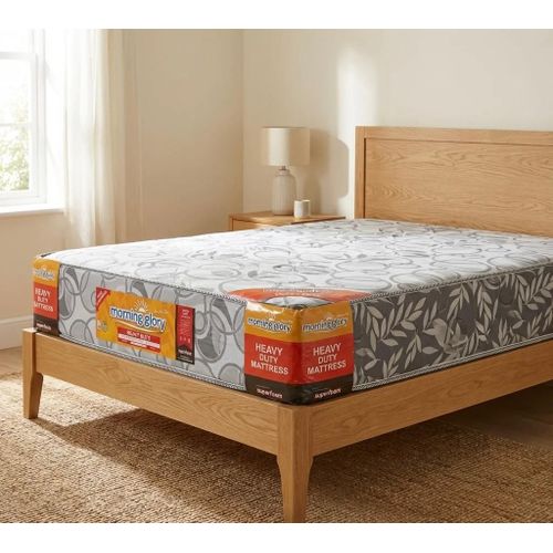 🔥(2 free 🎁 pack pillows)🔥 Mattress [6 by 6 by 6inches]  – Superfoam Morning Glory  Heavy-Duty High-Density Foam Mattress | Quilted Comfort, , Best in Market