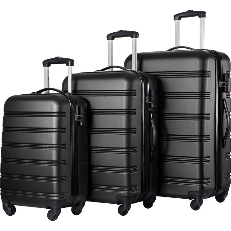 SUITCASE 3-in-1 RUBBER SIZE 28  Luxurious Suitcases/ Travel Bag - 3 Pcs Set Of Suitcases. Large, Medium, Small Premium RUBBER POLYPROPYLENE Material – Durable, lightweight, and scratch-resistant.