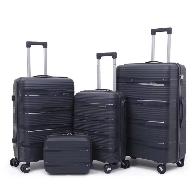 RUBBER SUITCASE - 4 IN 1 HIGH QUALITY LUXURIOUS FASHION TRAVEL BAG SIZE 30 OR SIZE 1 EXTRA LARGE . Durable Travel Luggage. giving you flexible packing options no matter the length of your trip