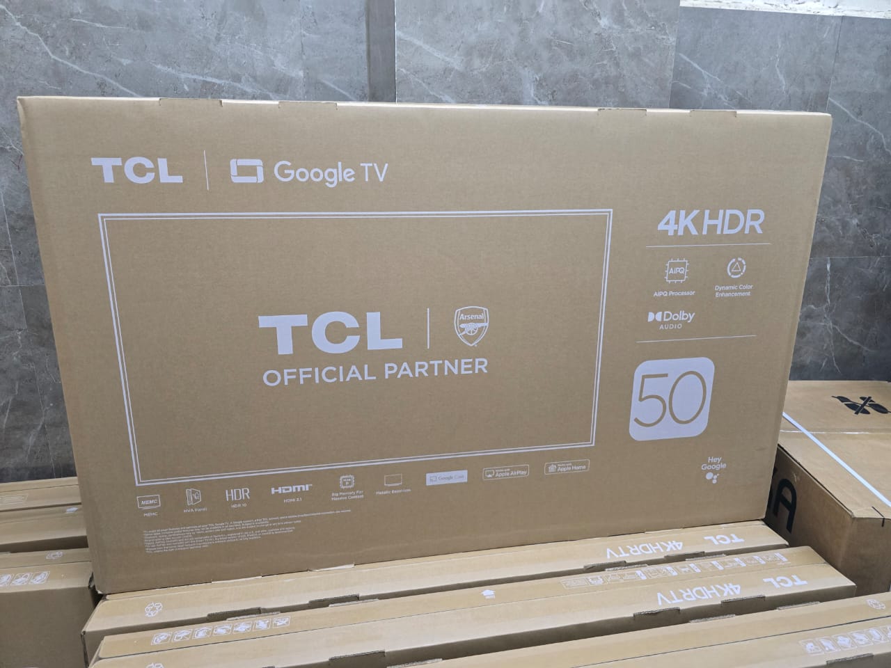 TCL 50 Inch Smart Android 4K UHD TV – Dolby Audio, Netflix, YouTube, HDR – Frameless Design