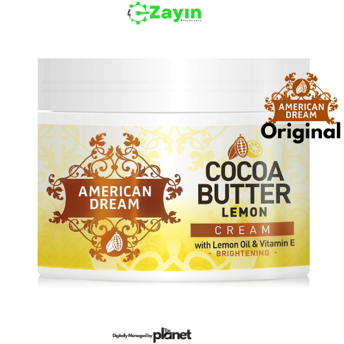 American Dream Lemon Body Cream

Cocoa Butter with Lemon Oil & Vitamin E
Skin Brightening Moisturizer
500ml Lemon Cream for Body

Fade Dark Spots & Nourish Skin
American Dream Skin Toning Lotion