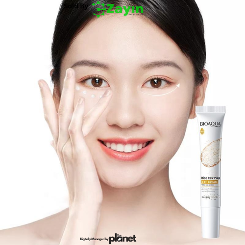 Rice Eye Cream, Rice Extract Eye Serum, Puffiness Removal Cream, Anti-Wrinkle Eye Cream, Eye Bag Cream, Dark Circles Eye Treatment, Brightening Eye Cream, Under Eye Moisturizer, Non-Greasy Eye Gel,