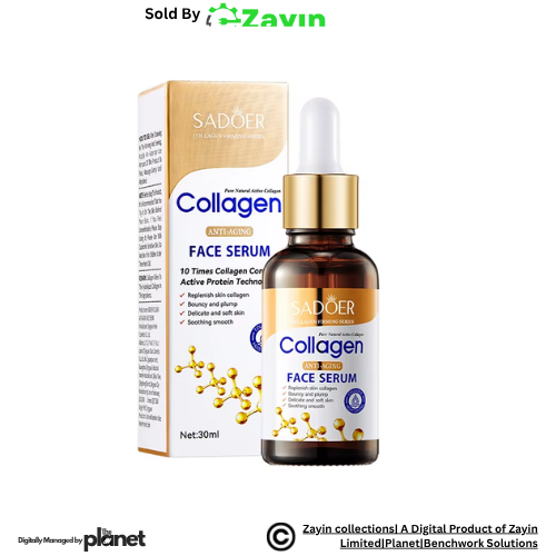 SADOER Collagen Skincare Set – Face Cream, Face Serum, Eye Cream & Hand Cream (4-in-1 Set)
Collagen skincare set for women and men, Sadoer anti-aging face serum and cream, collagen face cream