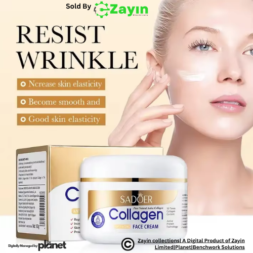 SADOER Collagen Skincare Set – Face Cream, Face Serum, Eye Cream & Hand Cream (4-in-1 Set)
Collagen skincare set for women and men, Sadoer anti-aging face serum and cream, collagen face cream