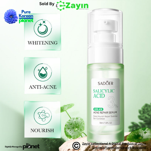 Korean Acne Serum with Salicylic Acid
Anti-Aging Serum for Acne-Prone Skin
Pore Tightening Face Serum
Blemish Repair Serum for Oily Skin
Soothing Acne Treatment Essence