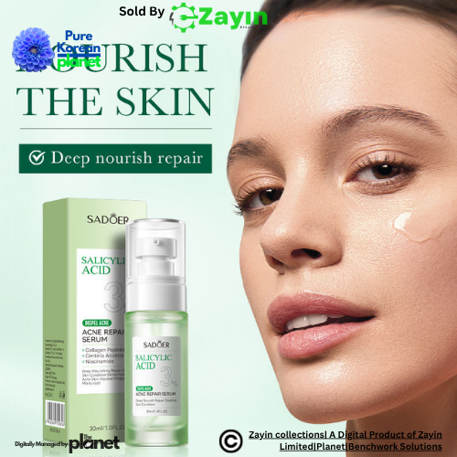 Korean Acne Serum with Salicylic Acid
Anti-Aging Serum for Acne-Prone Skin
Pore Tightening Face Serum
Blemish Repair Serum for Oily Skin
Soothing Acne Treatment Essence