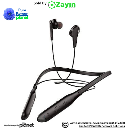 U&I Jackpot Series UINB-4869 Wireless Neckband – Sports Bluetooth Earphones | 12H Battery | Deep Bass – Black
Stylish Bluetooth neckband Kenya, U&I Jackpot neckband black, Budget wireless earphones