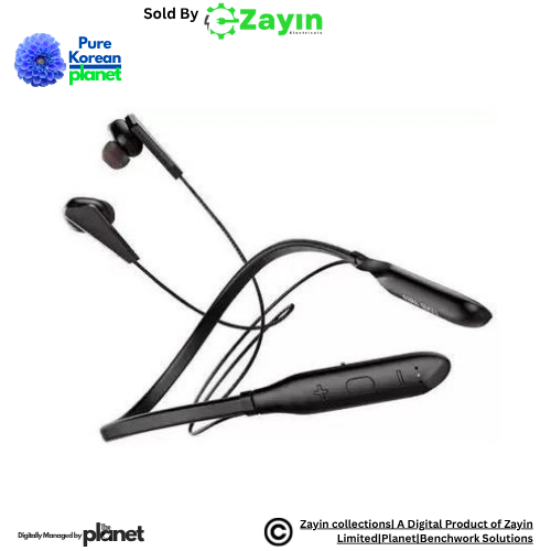 U&I Jackpot Series UINB-4869 Wireless Neckband – Sports Bluetooth Earphones | 12H Battery | Deep Bass – Black
Stylish Bluetooth neckband Kenya, U&I Jackpot neckband black, Budget wireless earphones