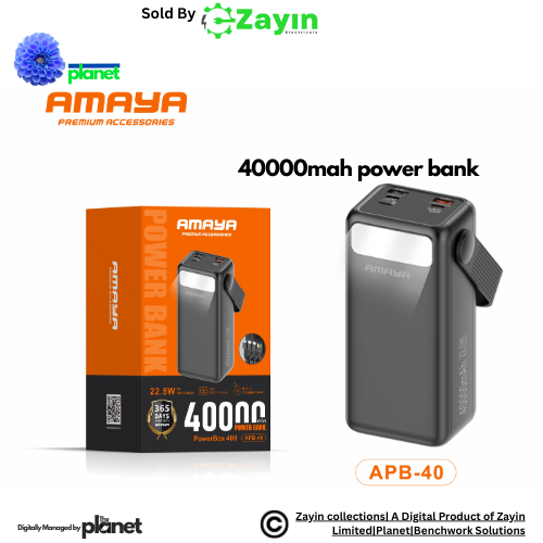 Amaya power bank, Amaya fast charging power bank, large capacity power bank, 22.5W quick charge power bank, portable charger for phone, power bank for Samsung iPhone, Amaya 40000mAh 50000mAh 80000mAh